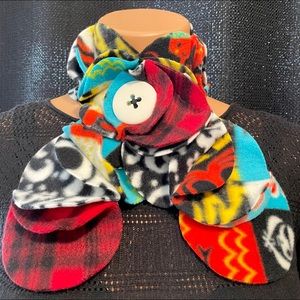 Handmade fleece scarf